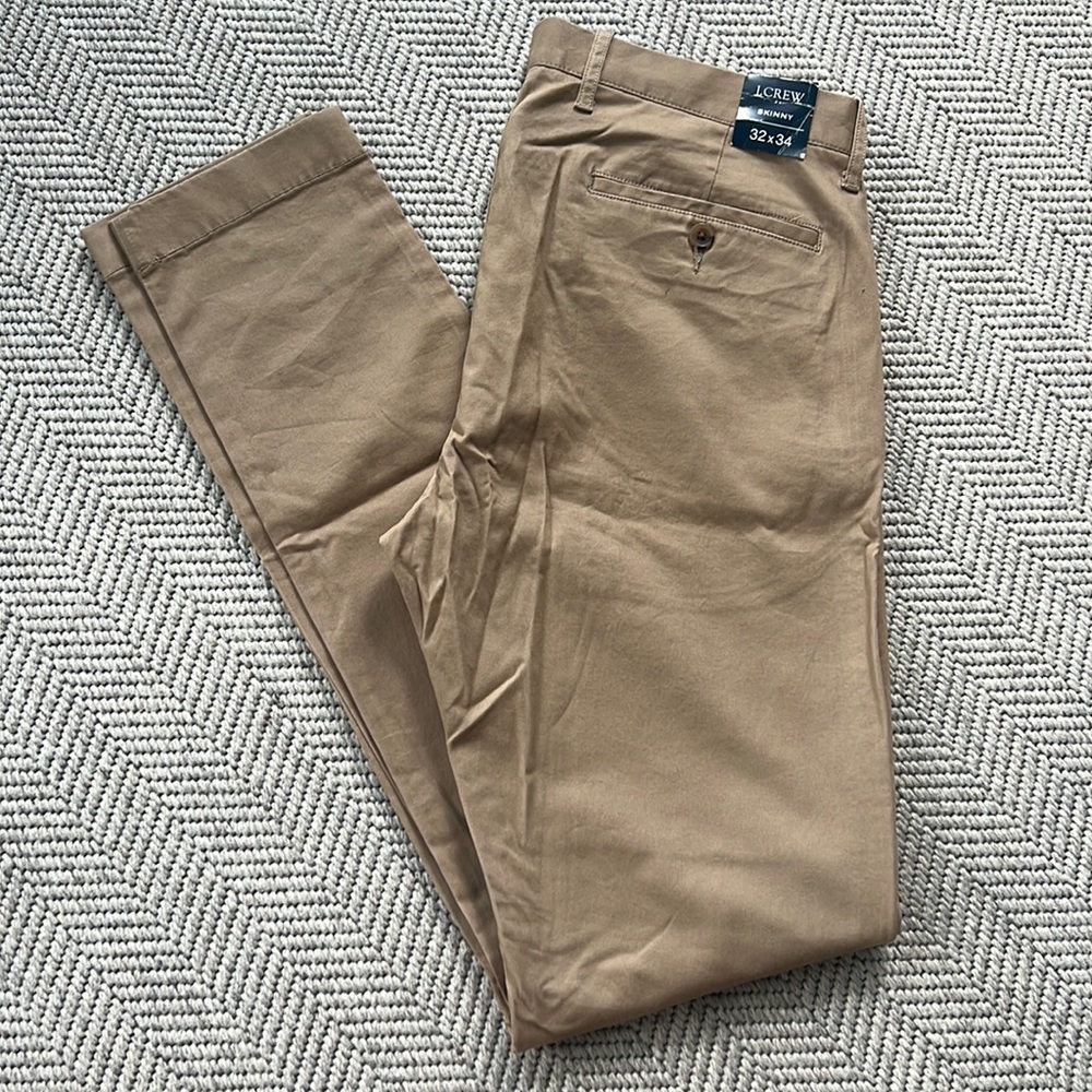 J. Crew chino flex pants NWT